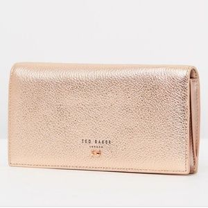 Ted Baker Simoni Wallet in Rose Gold